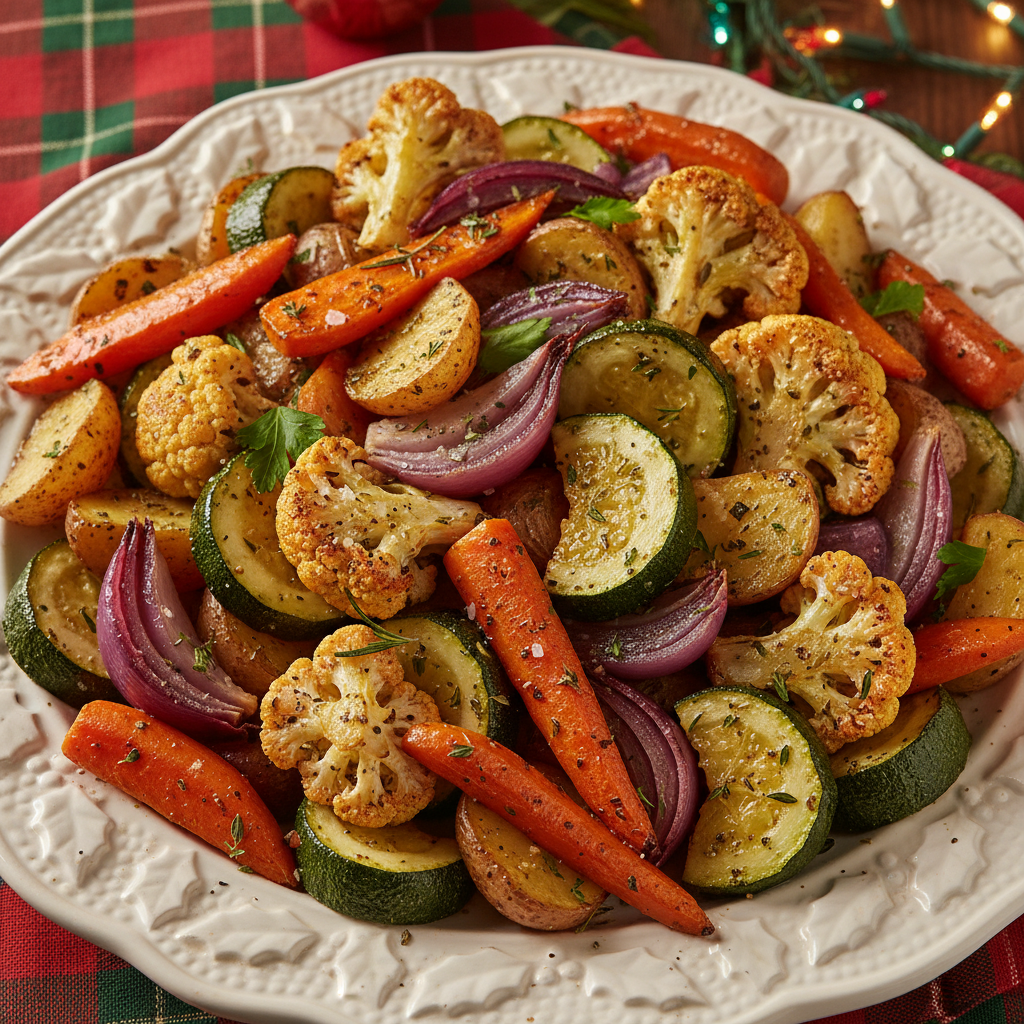 Roasted Christmas Vegetables